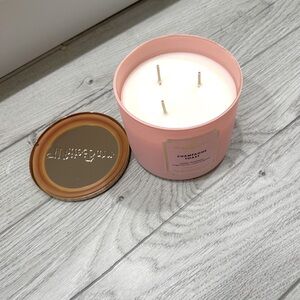 CANDLE. champagnes toast!! Never lit